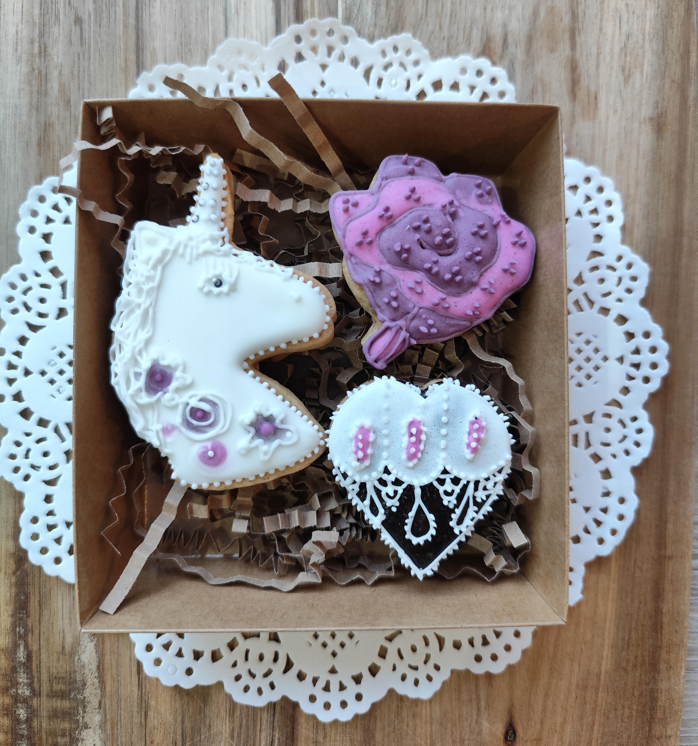 customised cookies christmas